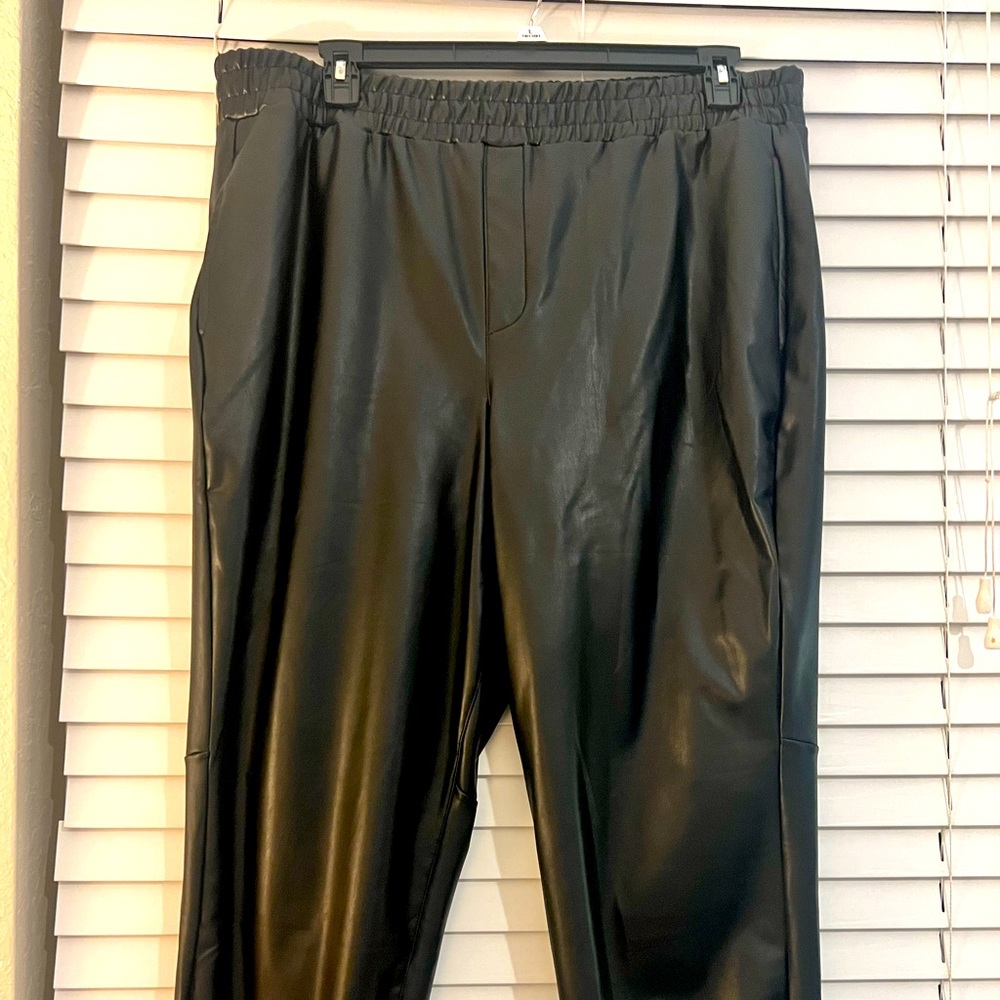 Sanctuary pleather capris
